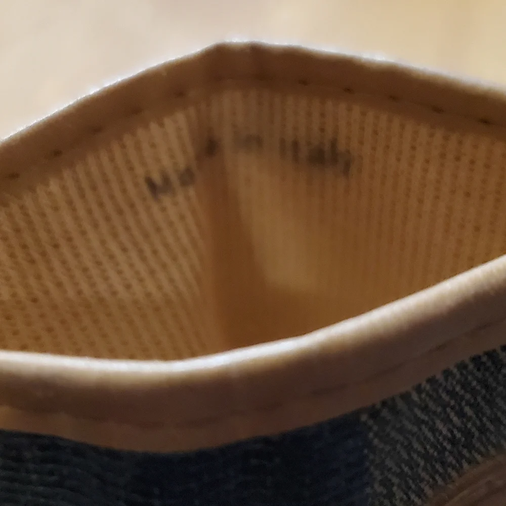 FENDI Vintage Penguin Stripe Slim Eyeglasses Soft Leather Case - Picture 5 of 6